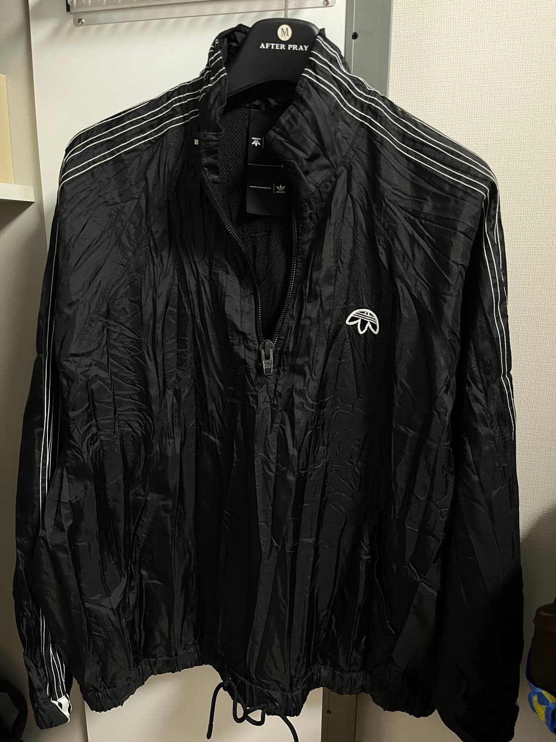 아디다스 알렉산더왕 쭈글이 L, 블랙 상품이미지1