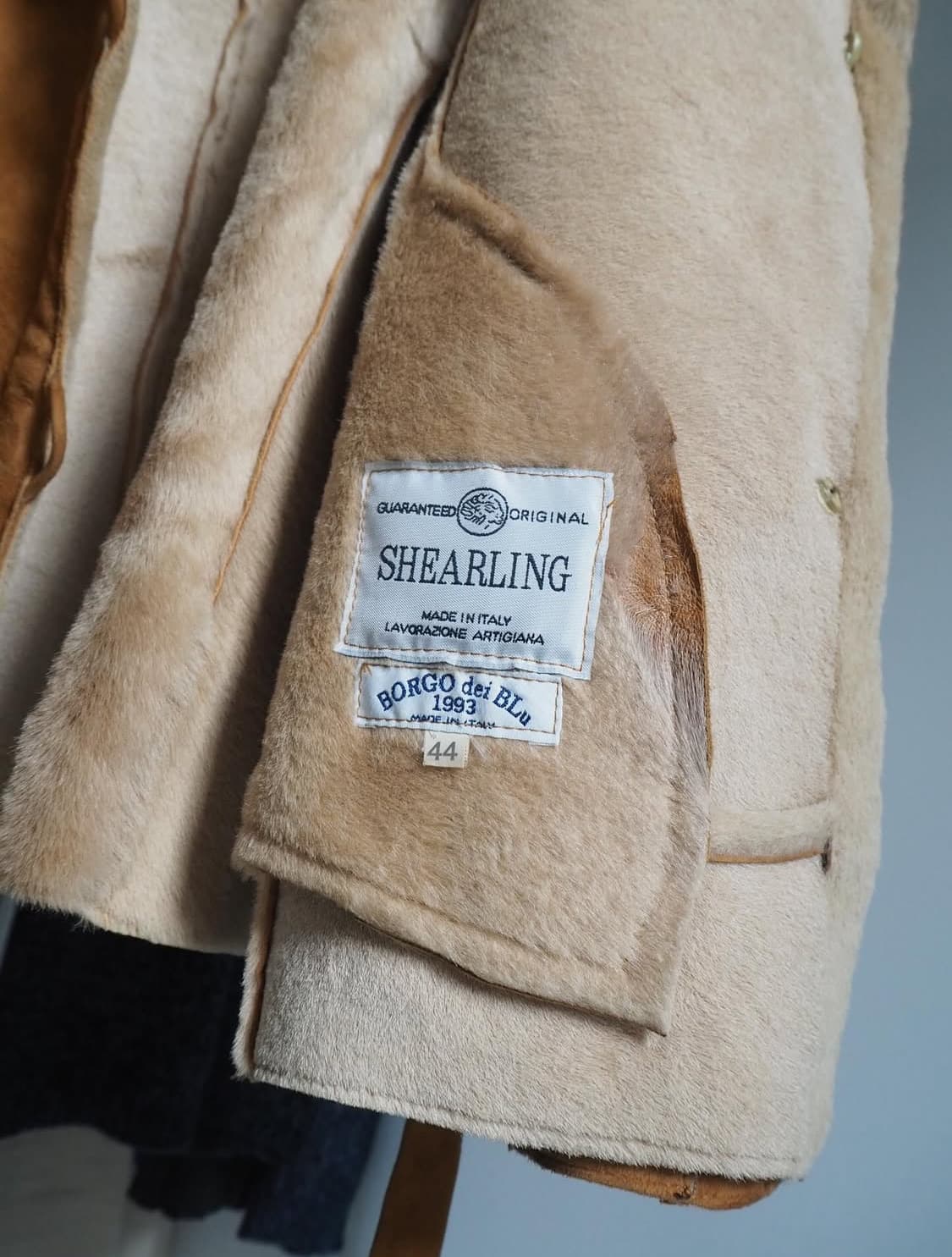 BORGO dei BLu suede shearing jacket  상품이미지7