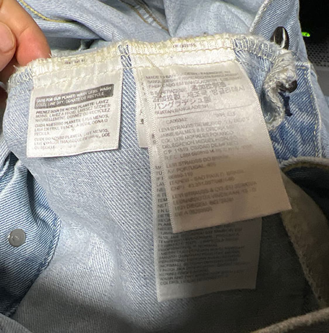 리바이스 72334 남자 데님자켓 청자켓 트러커 춘추 M 95-100 상품이미지6