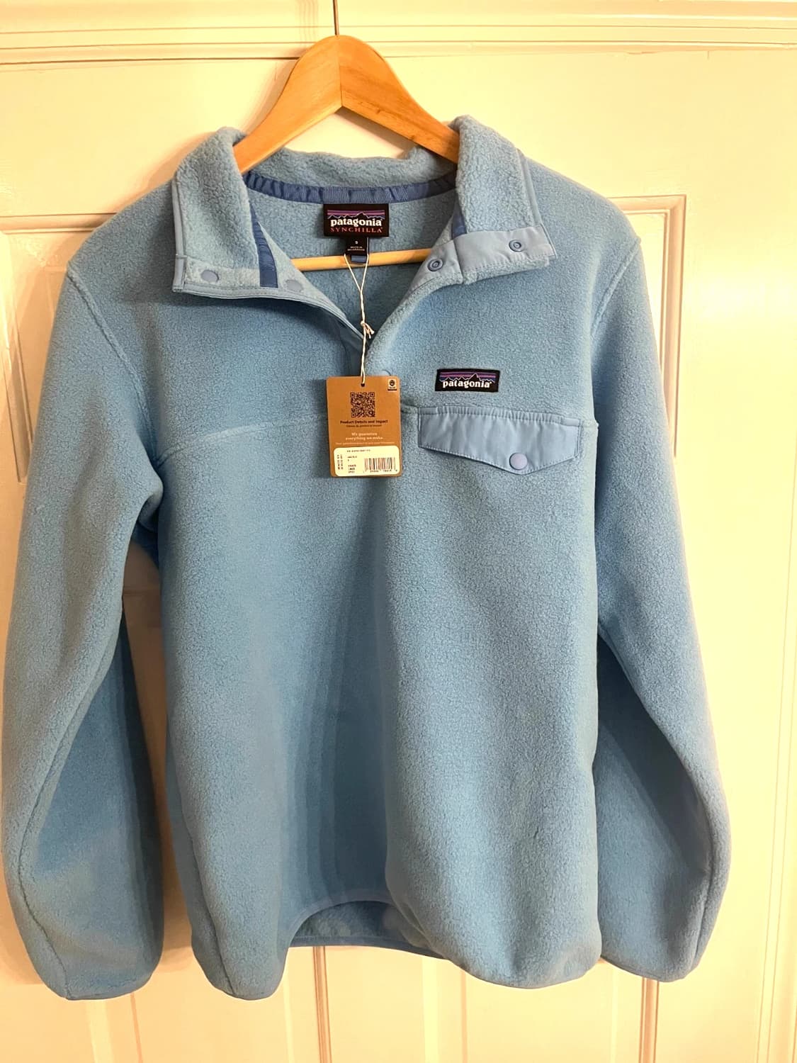 20s 파타고니아 신칠라 스냅-T 라이트블루/블루 상품이미지1