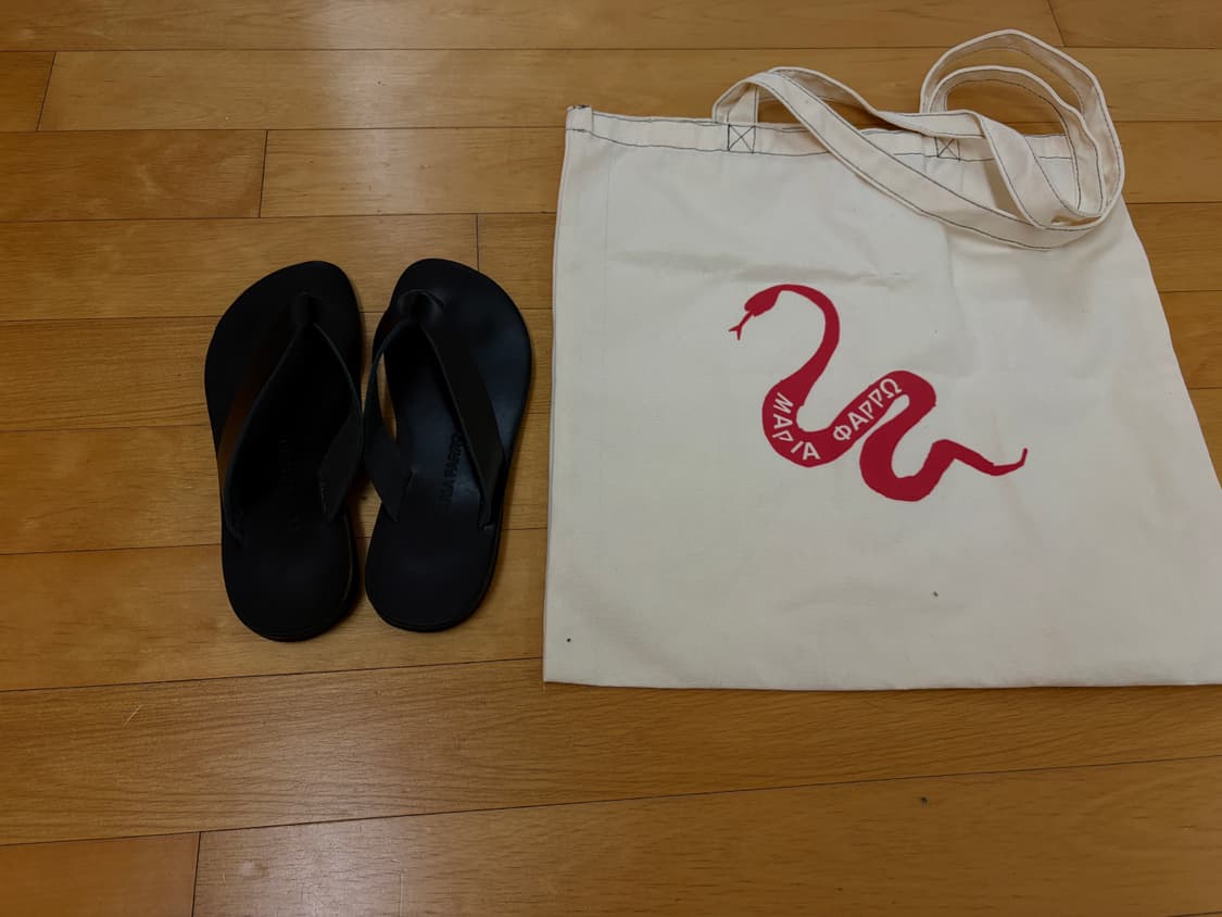 Maria farro 레더 플리플랍 37사이즈 상품이미지4