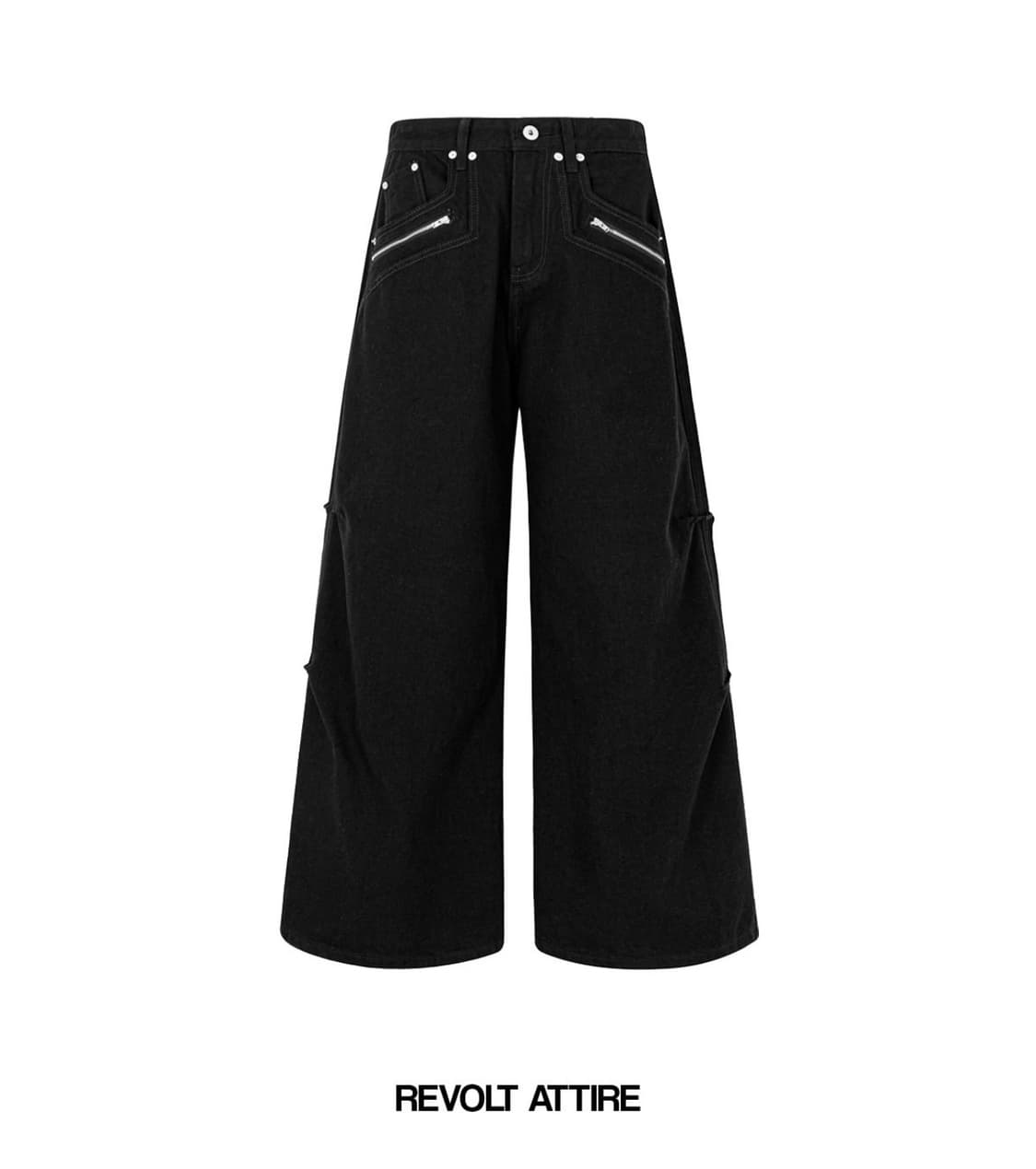  black zipper pants 상품이미지1
