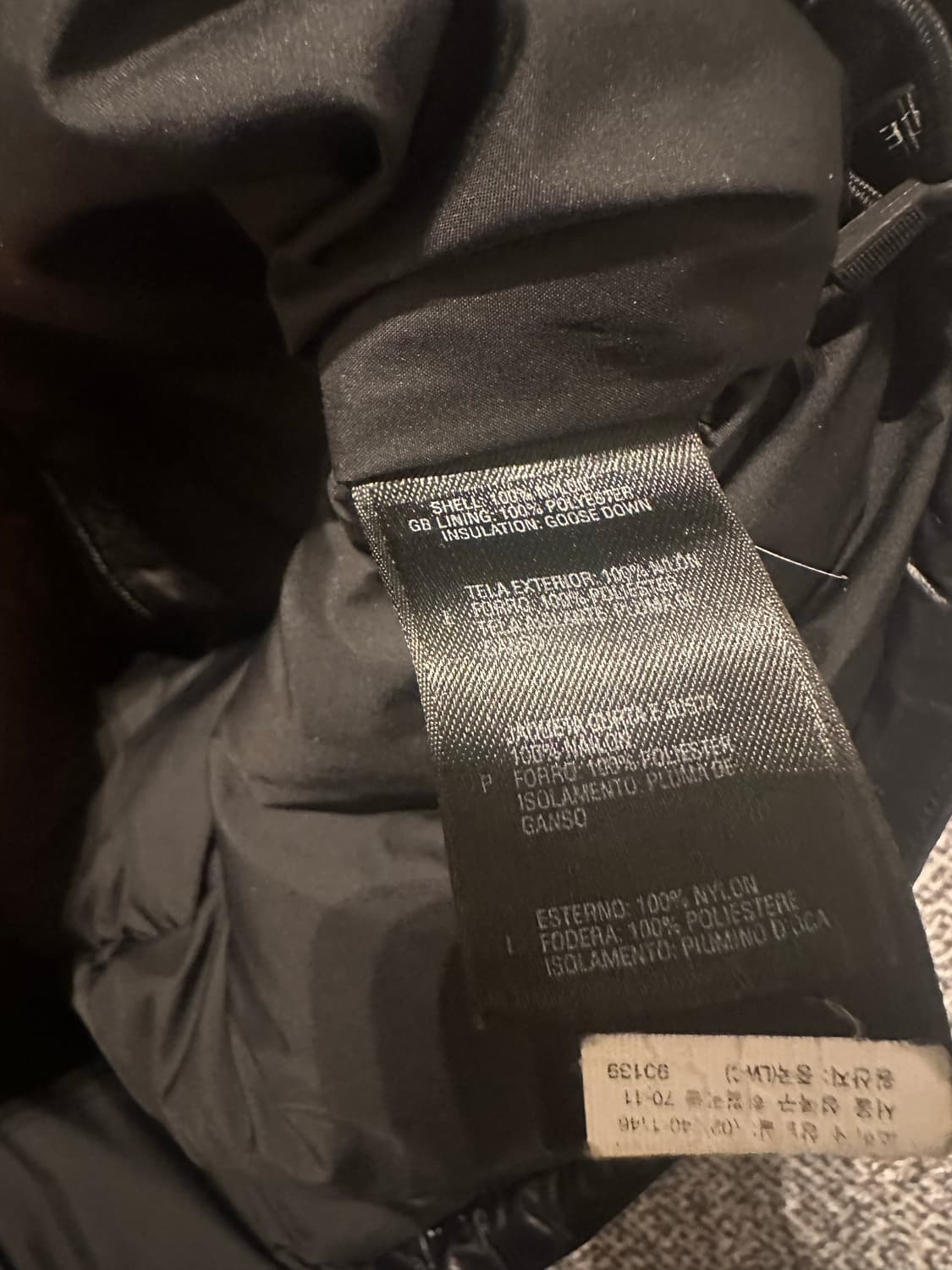 노스페이스 700 눕시 유광 블랙 구스다운 패딩조끼 xs 상품이미지4