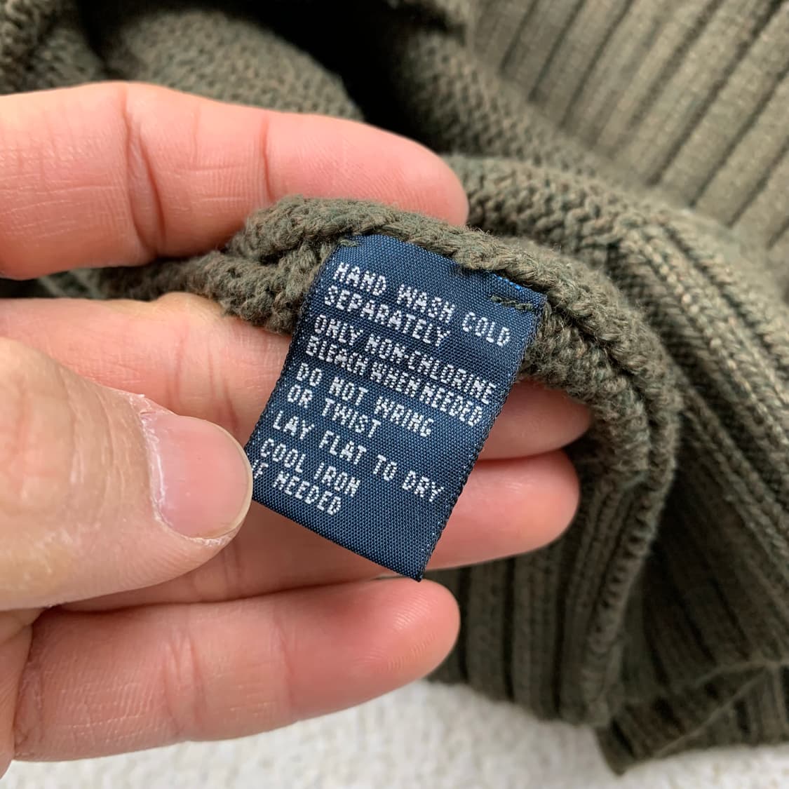 폴로 랄프로렌 포니로고 코튼 니트 올리브 상품이미지7