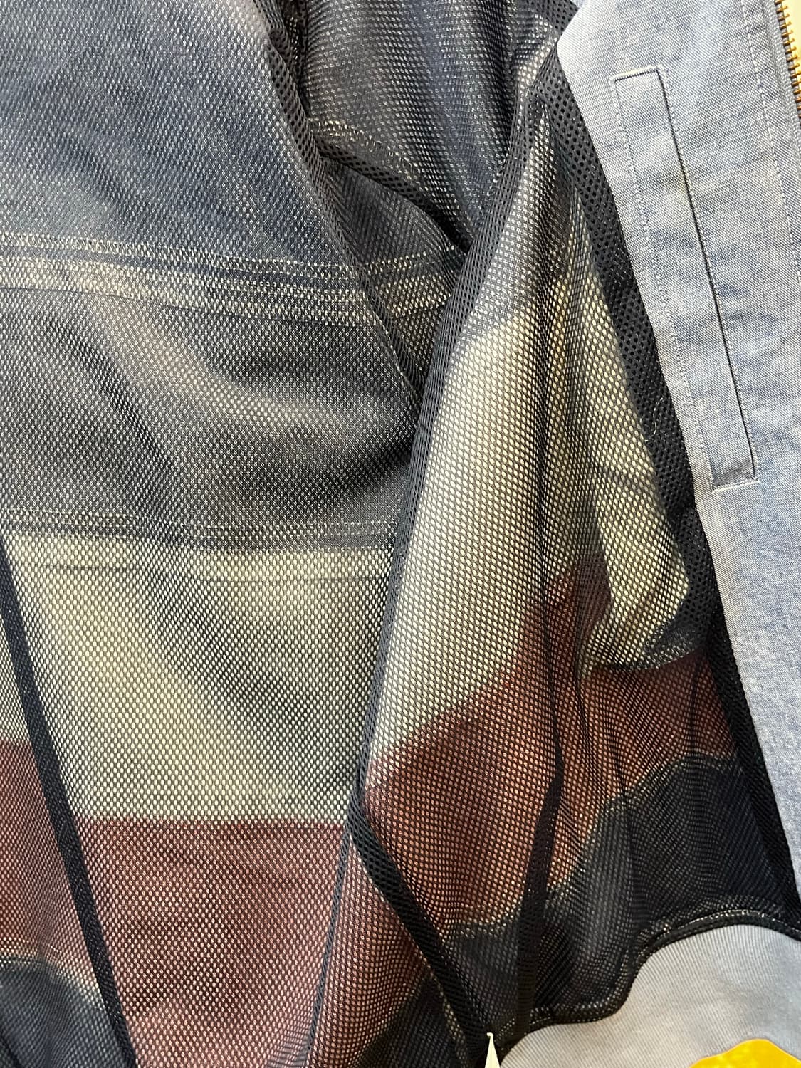 00's 타미 컬러 블락 후드 블루종 상품이미지7