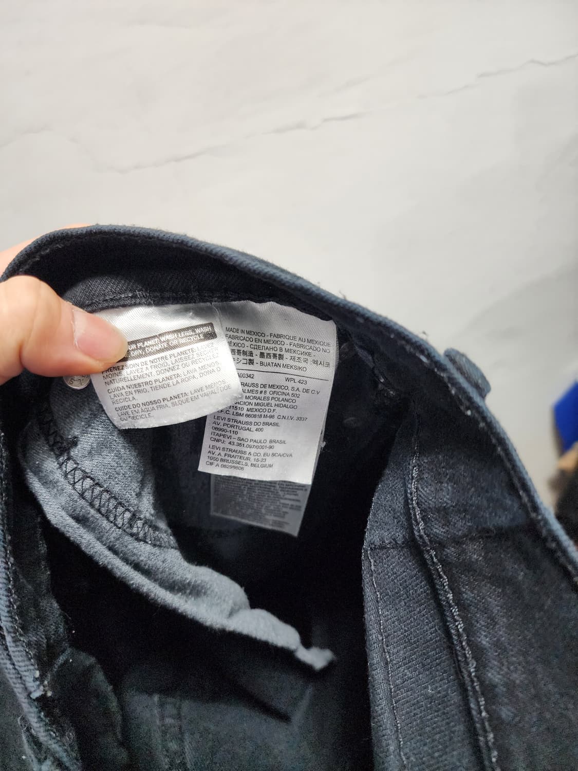 리바이스 511 블랙 데님  상품이미지4