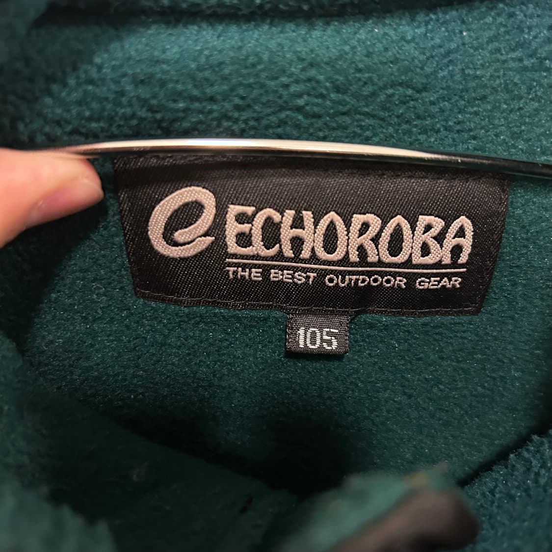 에코로바 나일론 패치 자수 플리스 자켓 상품이미지3