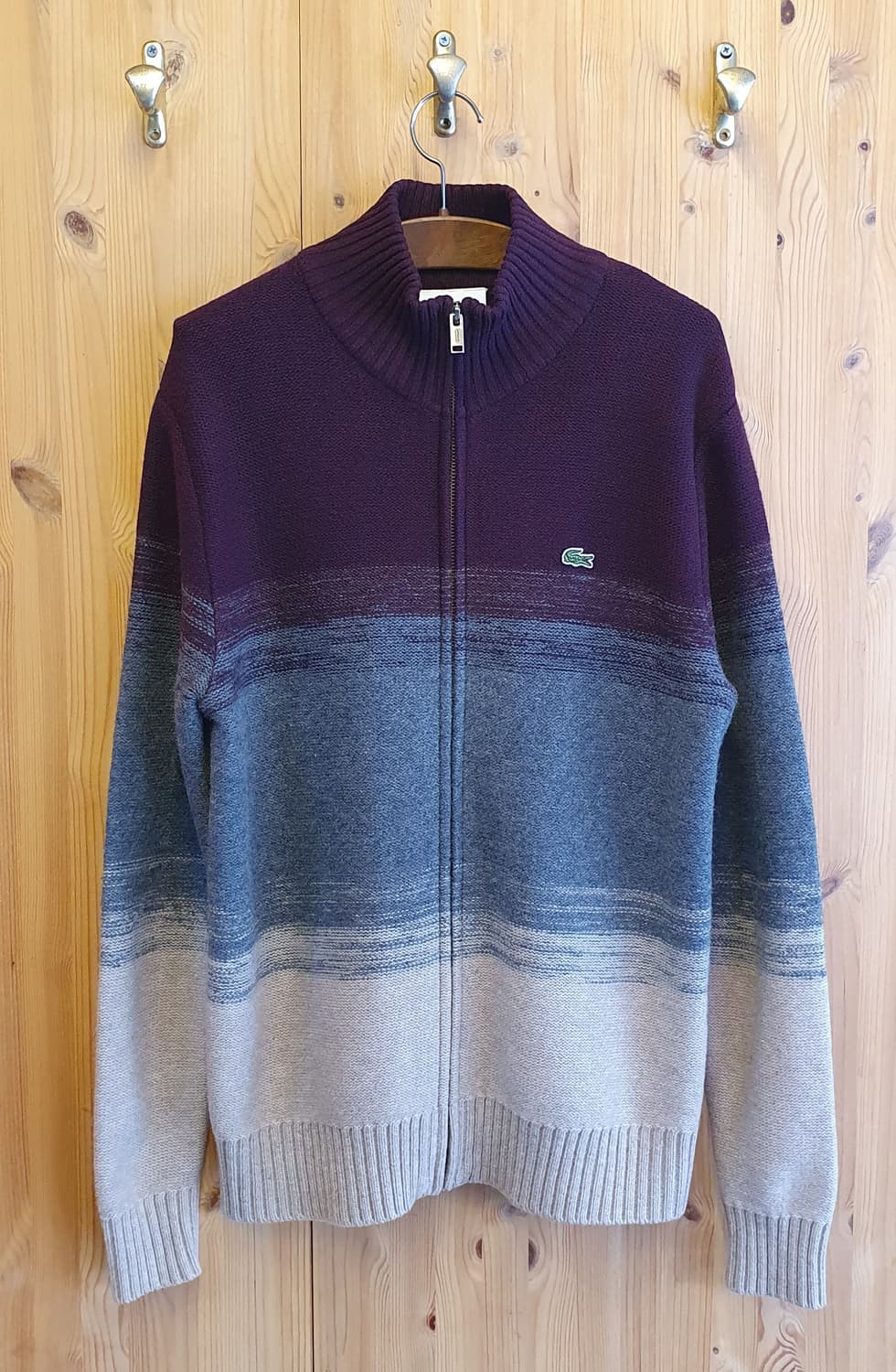95.라코스테 집업 니트점퍼 상품이미지1
