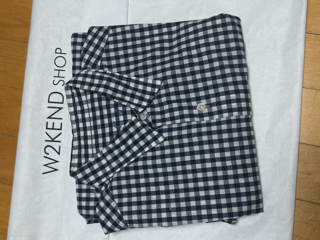 포터클랙식 ROLL UP GINGHAM CHECK SHIRT(L사이즈) 상품이미지3