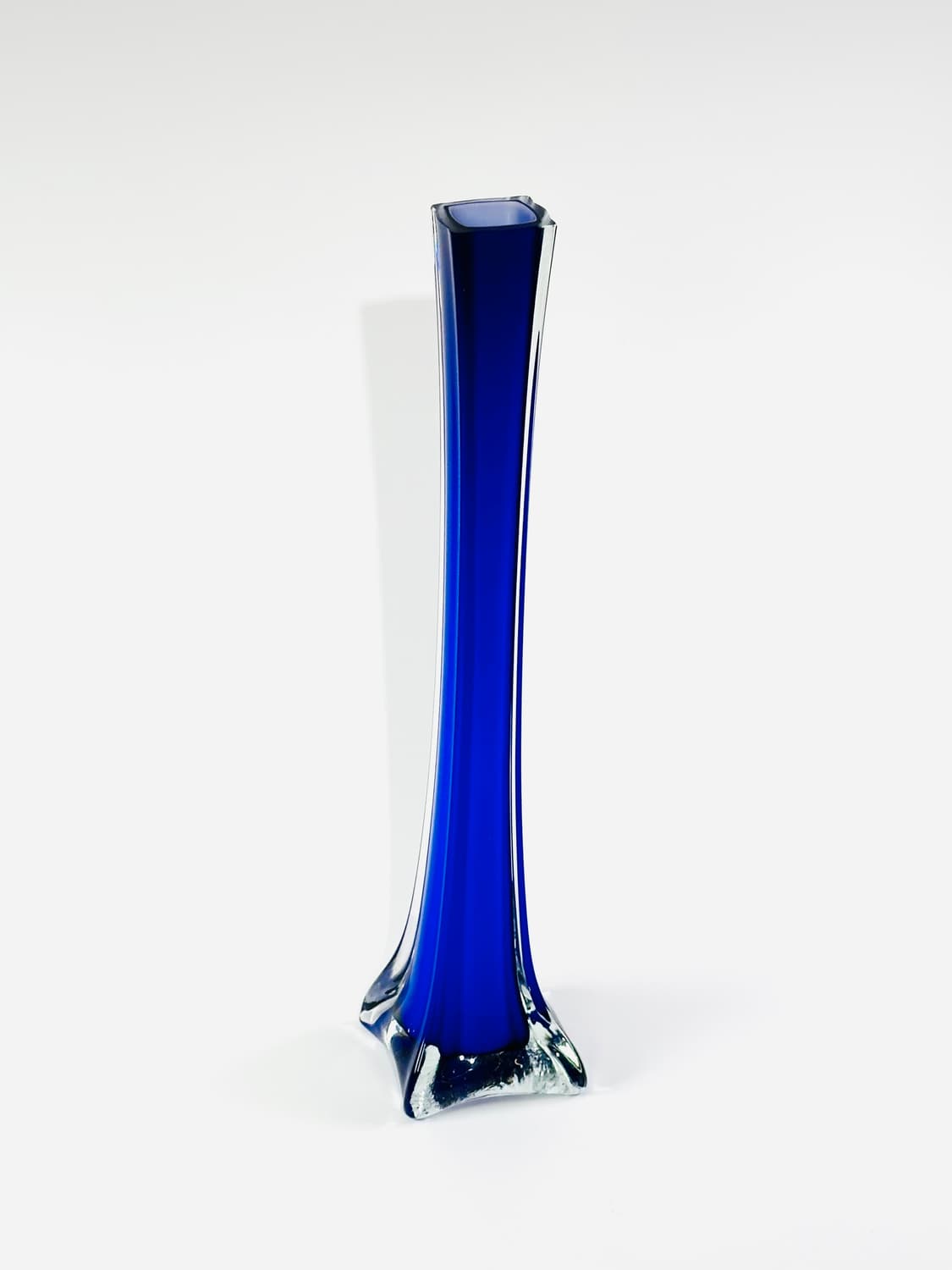 Eiffel Tower artglass square vase(blue) 상품이미지3