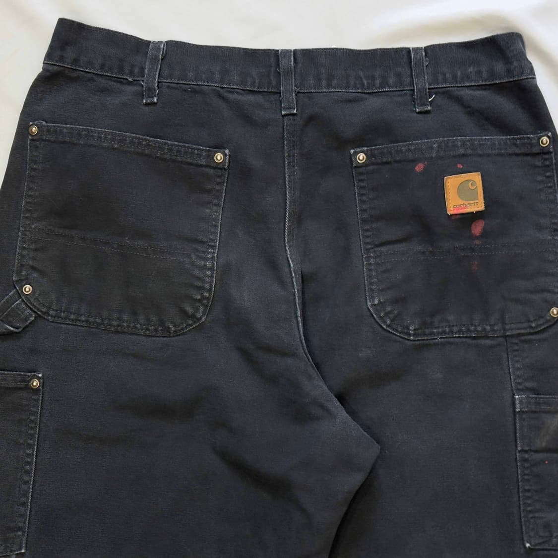 00s 칼하트 더블니 워크팬츠 B01 BLK 34X30 상품이미지7