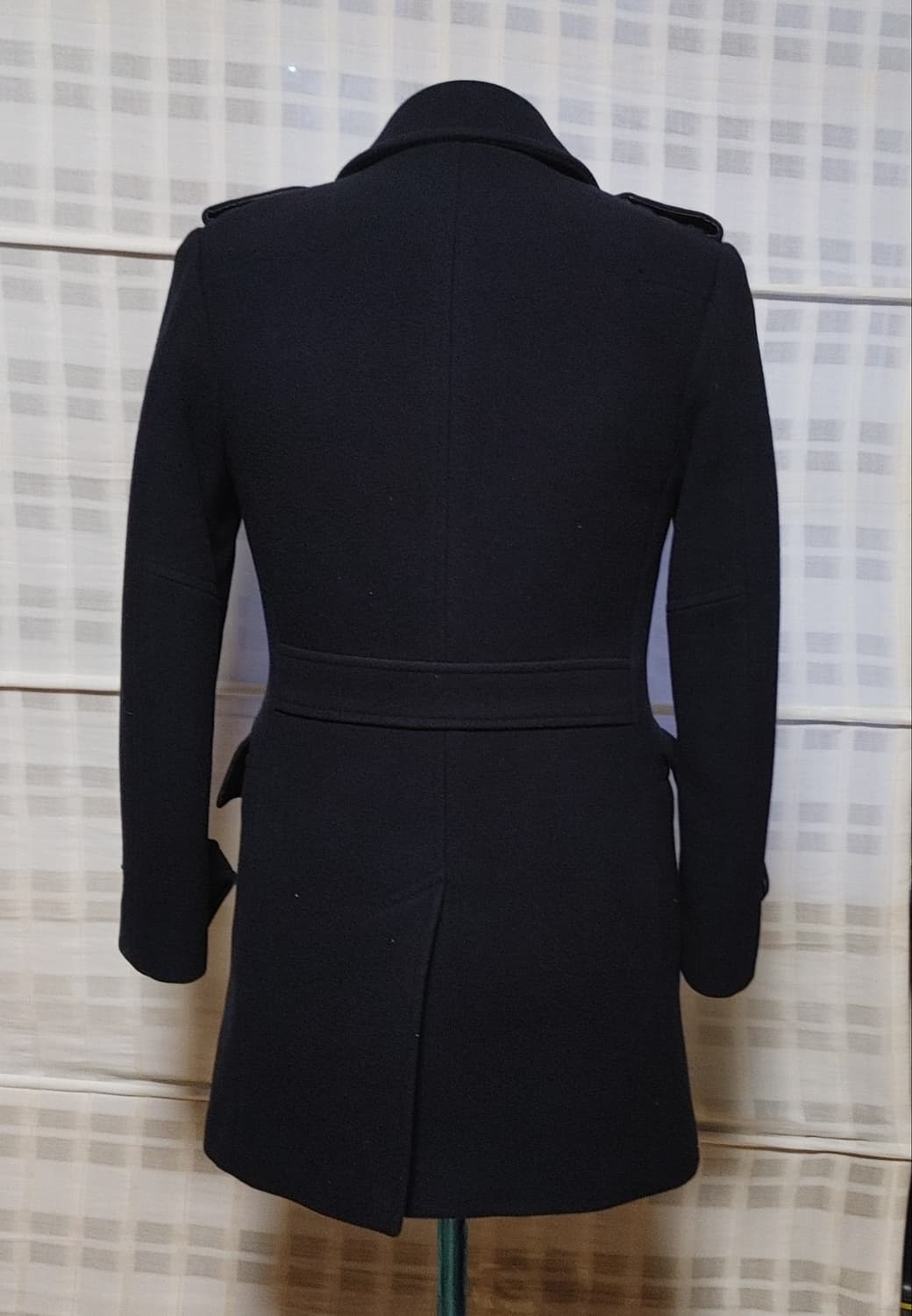 (한섬) 시스템 옴므 네이비 견장 코트 95 상품이미지2