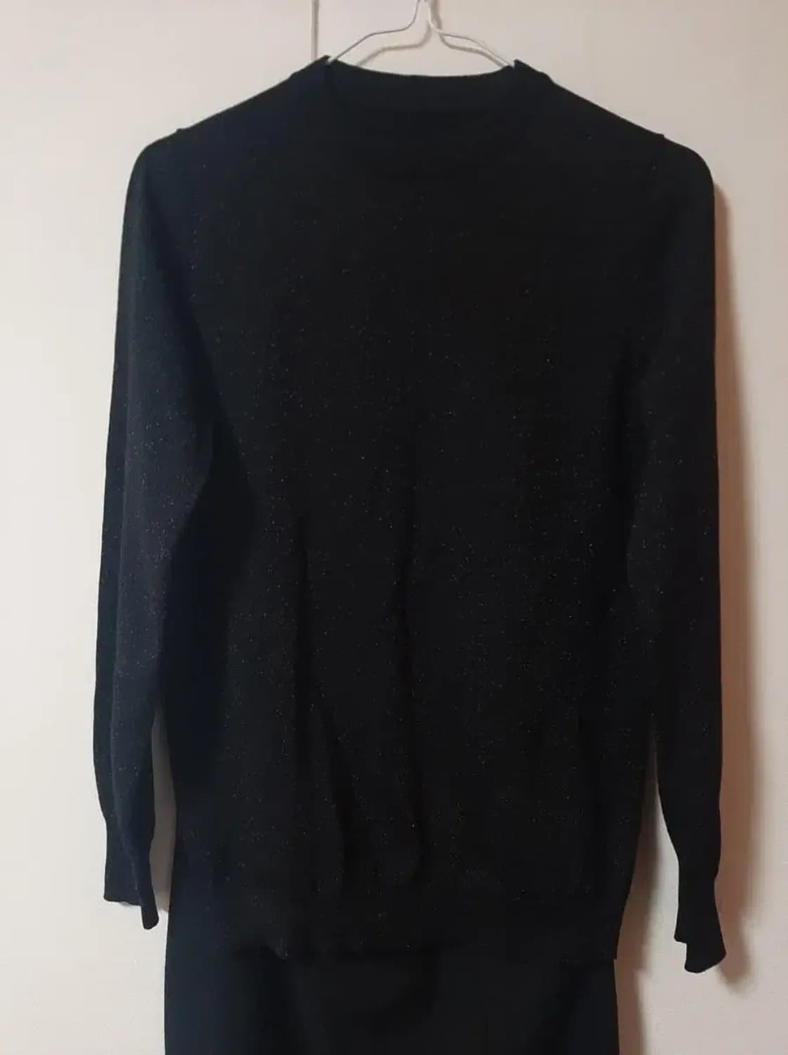 라운드넥 기본핏 니트 블라우스 55 66 상품이미지1