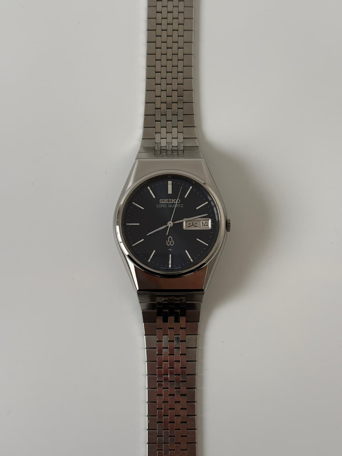1980s Navy Dial Silver Lord Quartz 상품이미지3