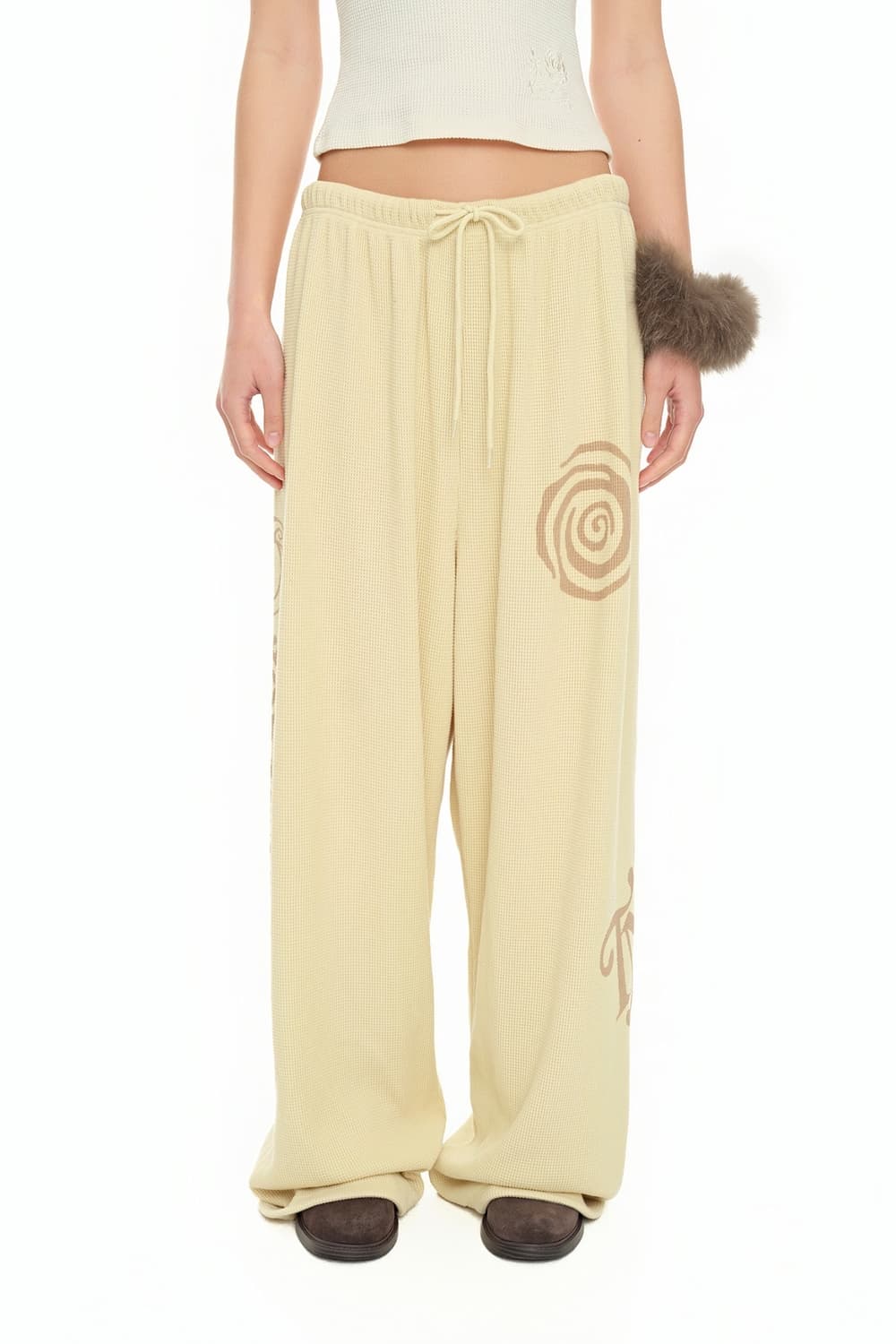 구매) Sun Disc 02 Waffle Pants - Butter 상품이미지1
