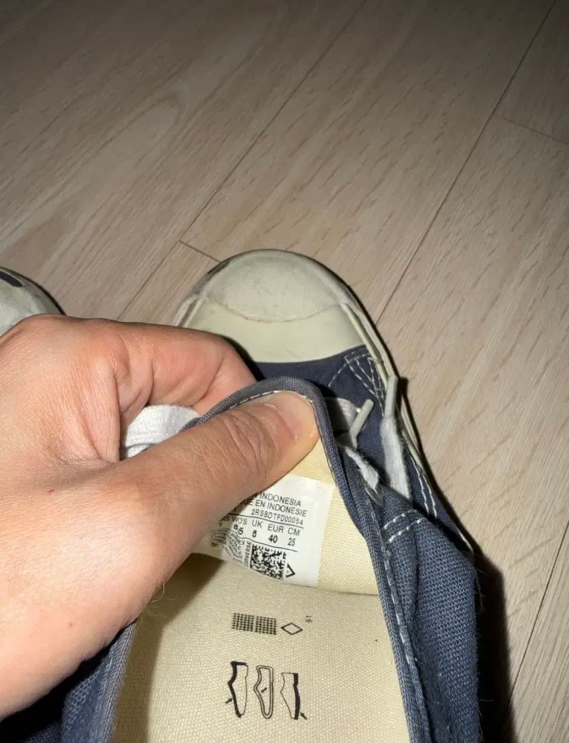 컨버스재팬 잭퍼셀 네이비 250 상품이미지3