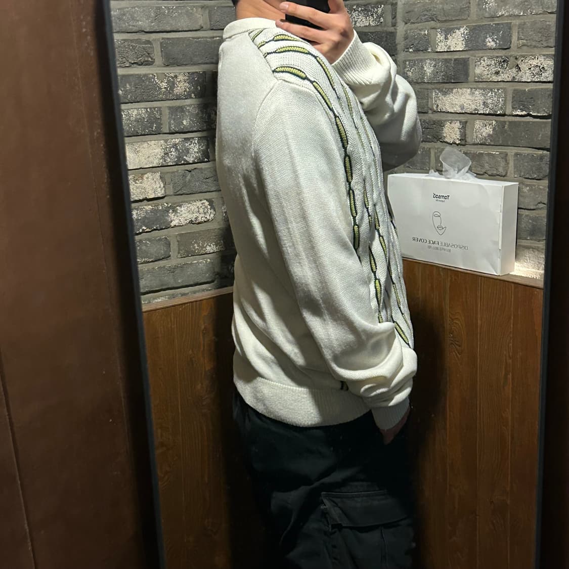 L) 디스이즈네버댓 체인 폴로 니트 집업 상품이미지10