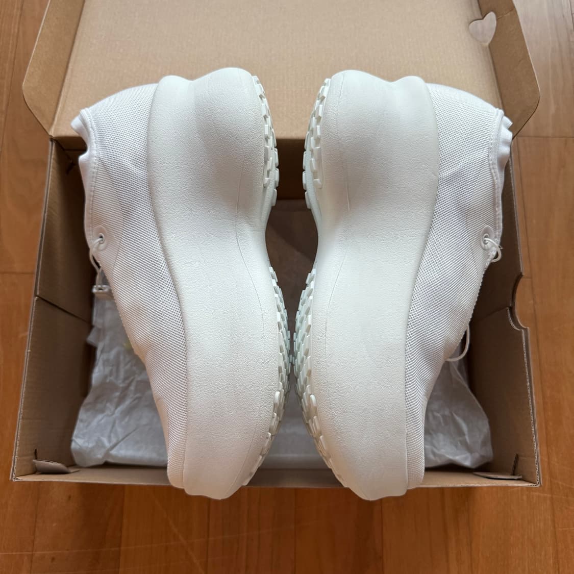 270 살로몬 x 꼼데가르송 센스 필 플랫폼 화이트 상품이미지3