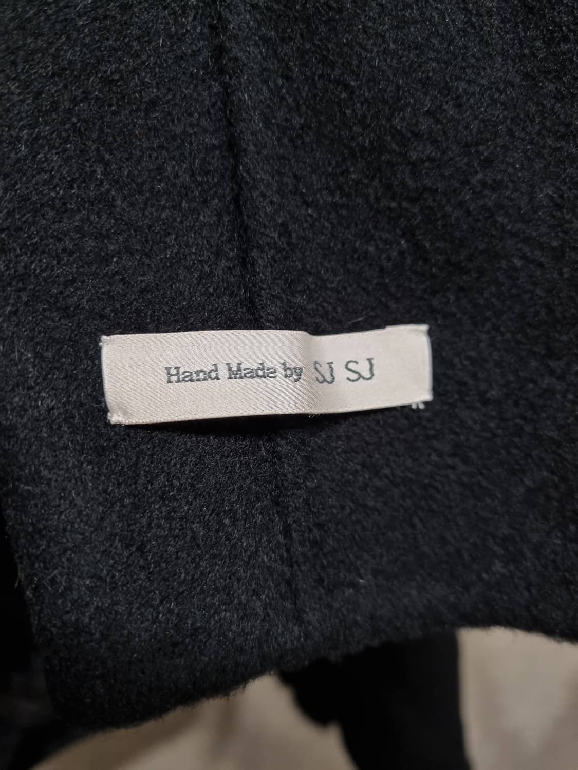 여성 55size SJSJ 핸드메이드 울캐시미어 혼방 밍크 자켓 한섬 상품이미지4