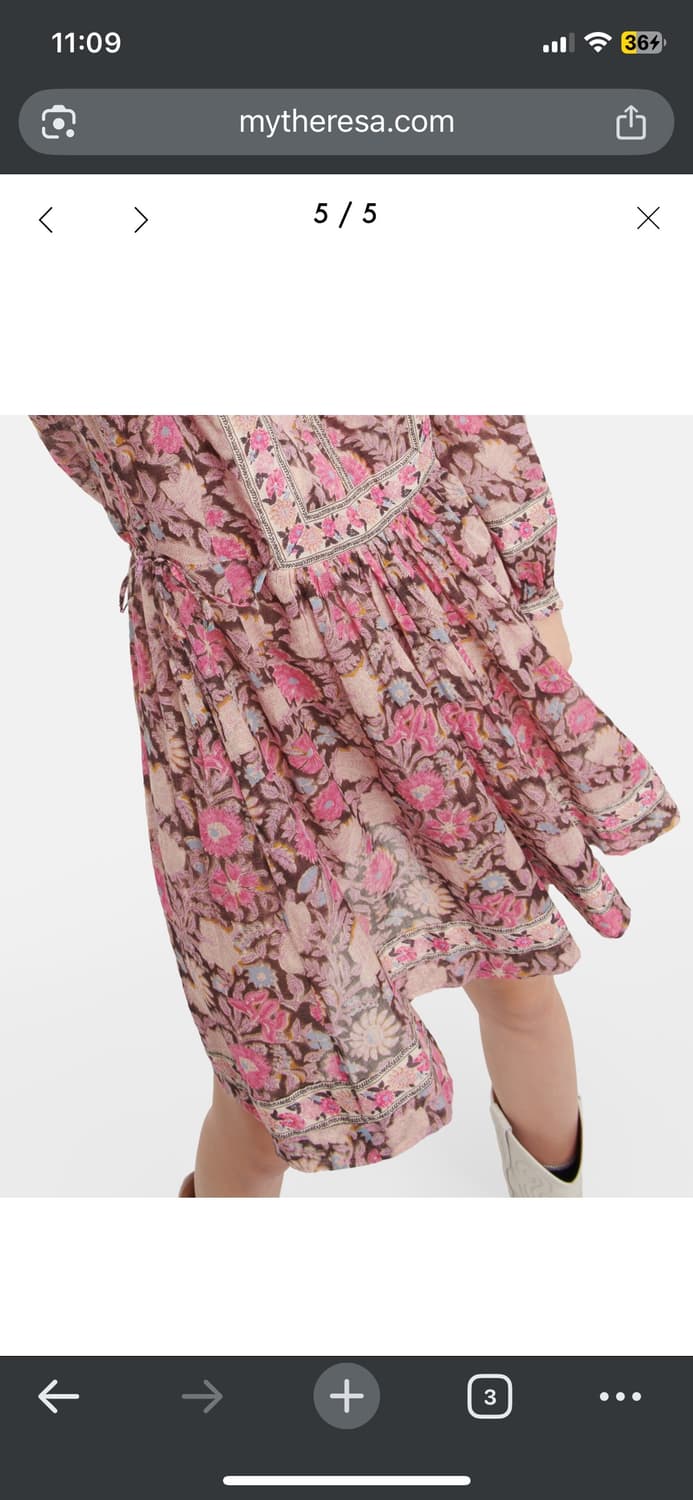 Isabel marant 에스닉 플로랄 원피스 상품이미지4