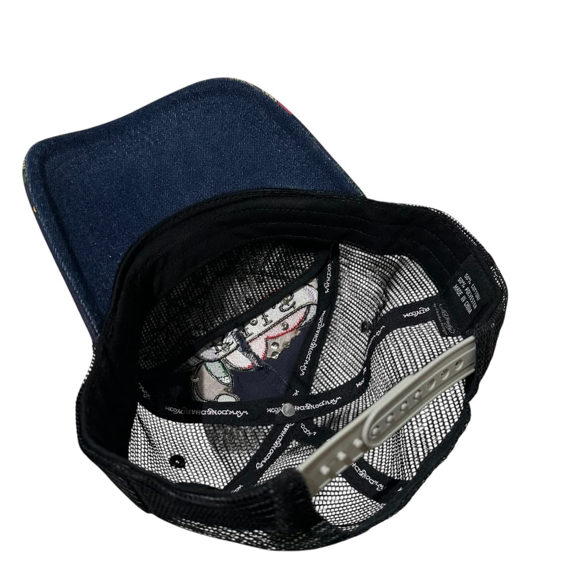 에드하디 로즈 스컬 큐빅 트러커 메쉬 볼캡 상품이미지6