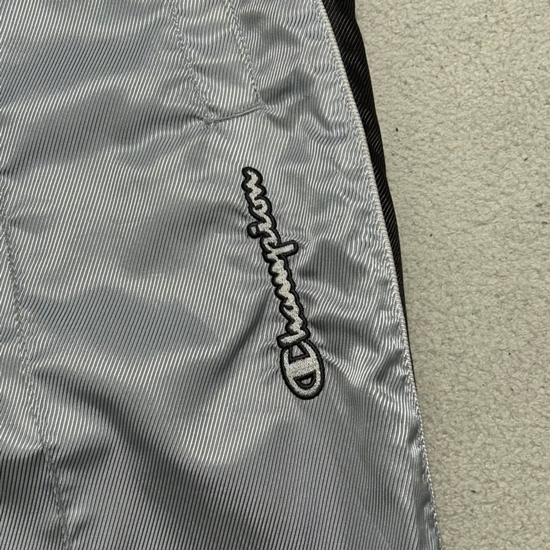 챔피온 올드스쿨 바람막이 트레이닝 세트 실버-블랙 L 상품이미지8