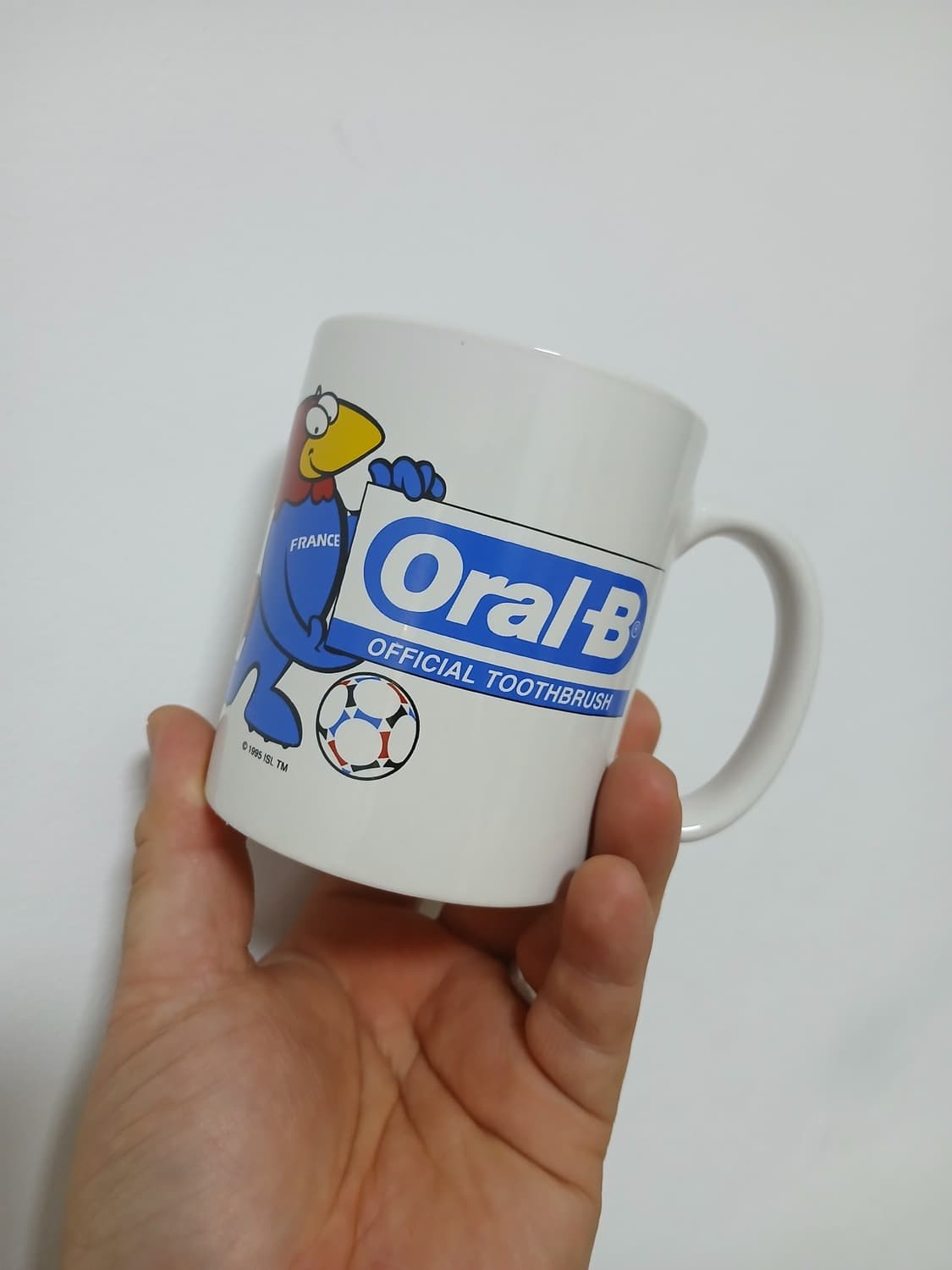 빈티지 98년 프랑스 월드컵 오랄비 머그컵 상품이미지1
