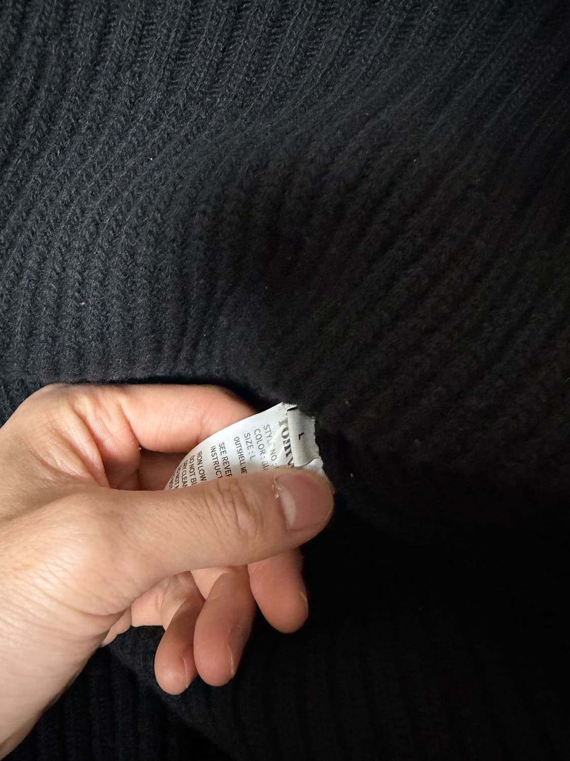 토니웩 메리노 울 집업 니트 판매합니다 상품이미지3