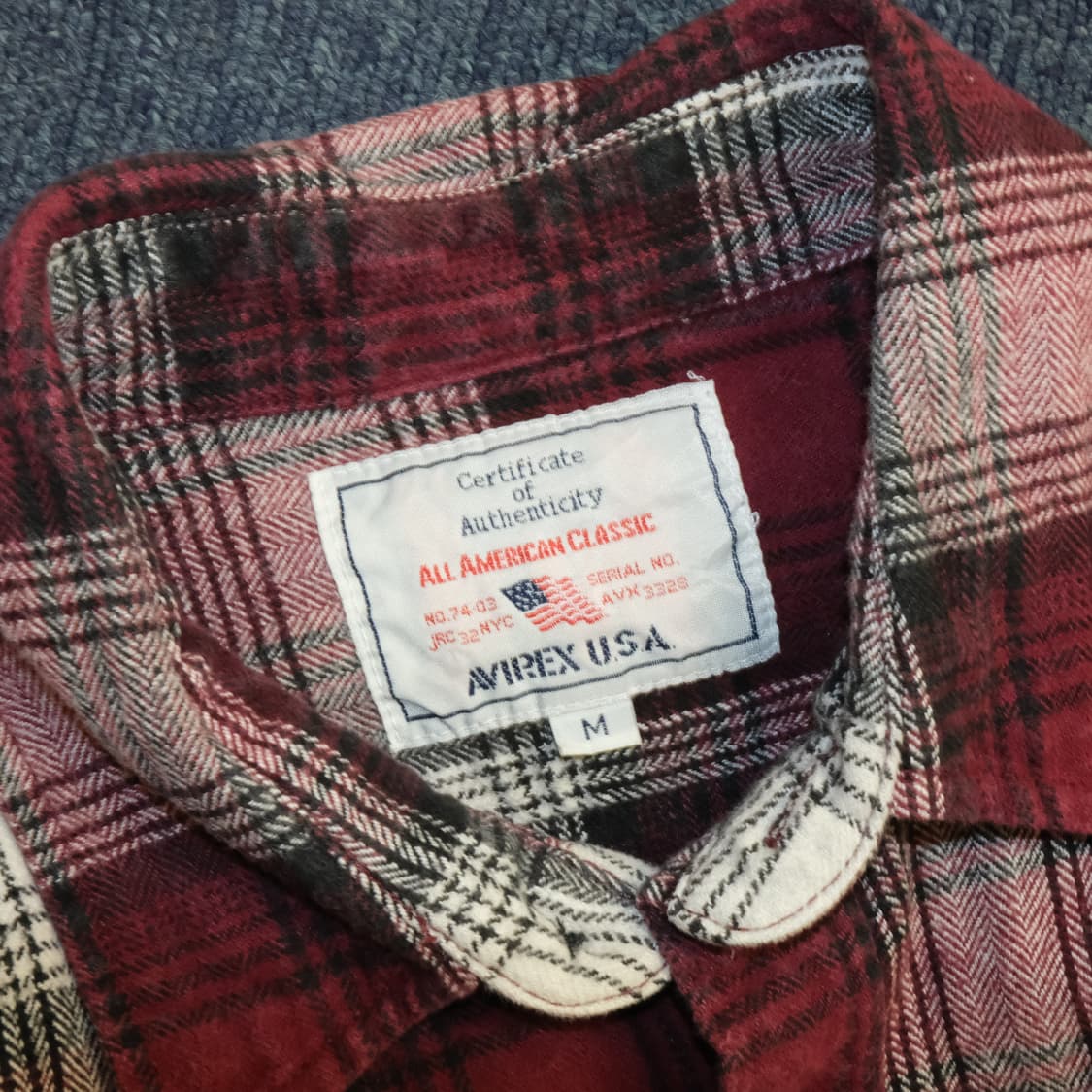 아비렉스 워크셔츠 상품이미지2