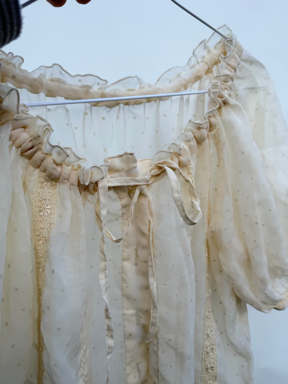 도트 블라우스 너드 상품이미지2