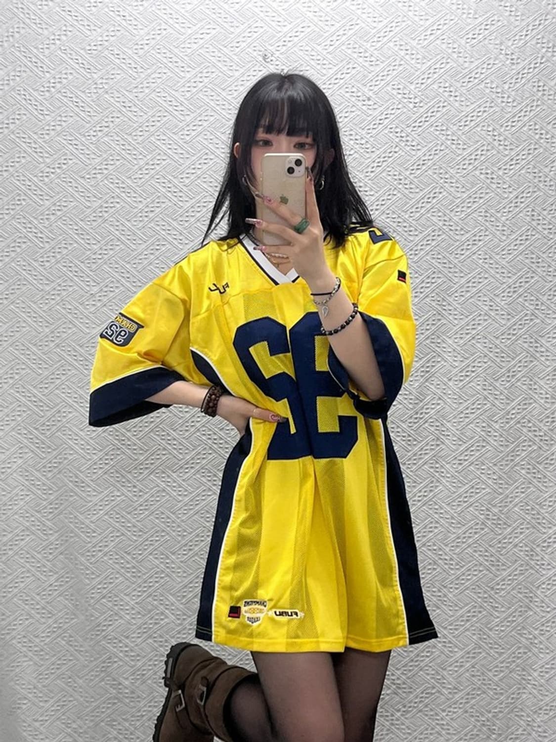 FUBU 후부 레트로 챔스 92 럭비 져지 유니폼 L C11792 상품이미지2