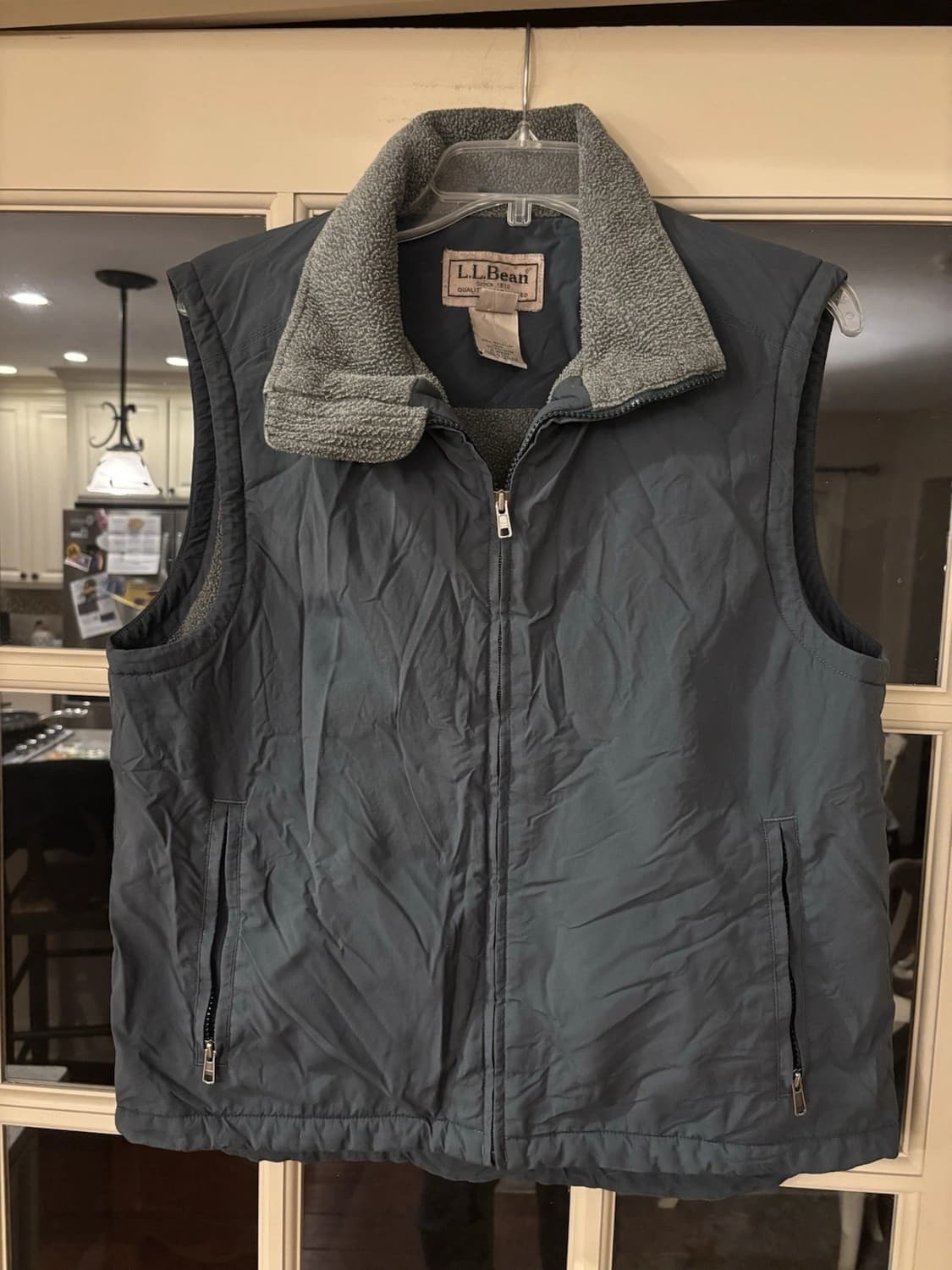 엘엘빈 빈티지 나일론 쉘 플리스 안감 조끼 상품이미지1