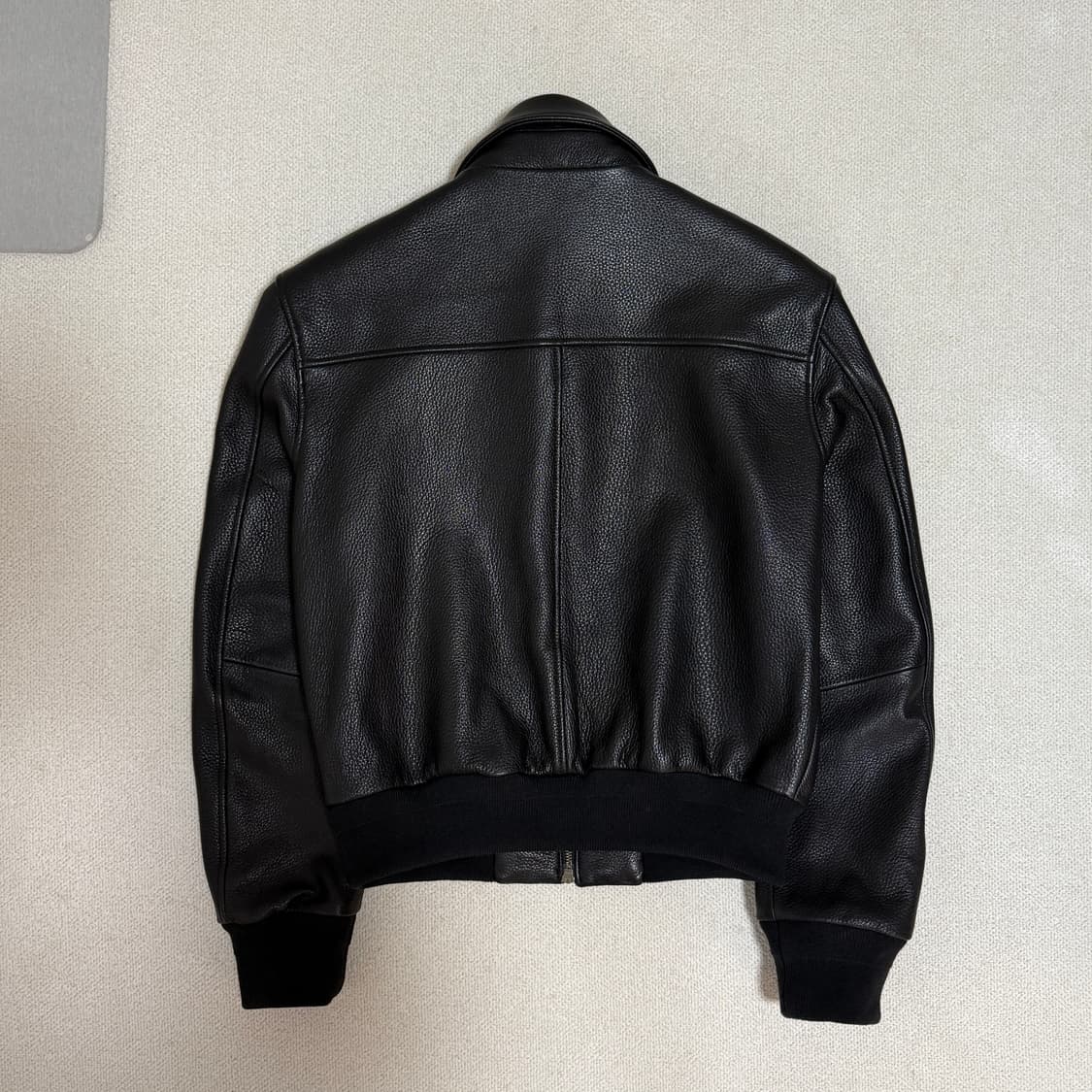 노이어 고트 슈렁큰 레더 블루종 50사이즈 상품이미지4