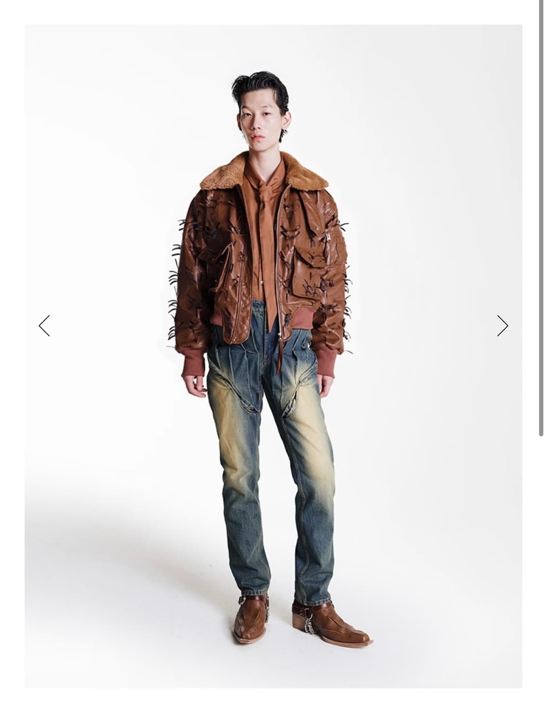 Juntae kim slash cut bomber 상품이미지2