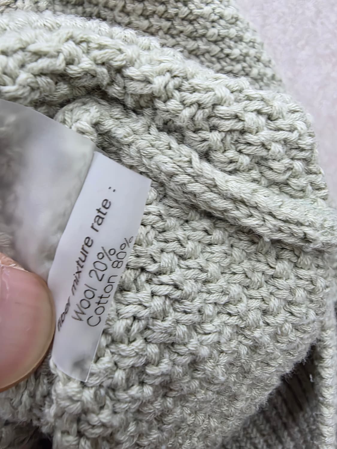 유메르 umer 루즈핏 케이블 니트 상품이미지6