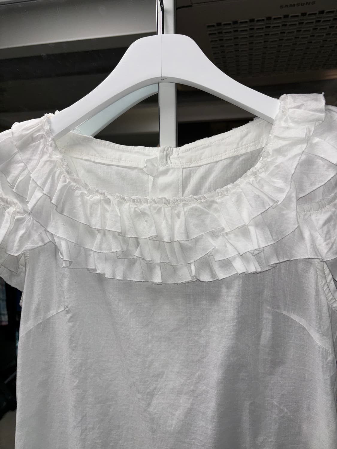 아츠로 타야마 프릴 블라우스 상품이미지3