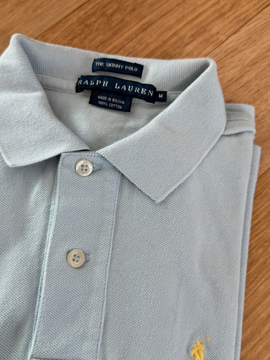 스키니 폴로 랄프로렌 여성 긴팔 카라티 M 상품이미지5