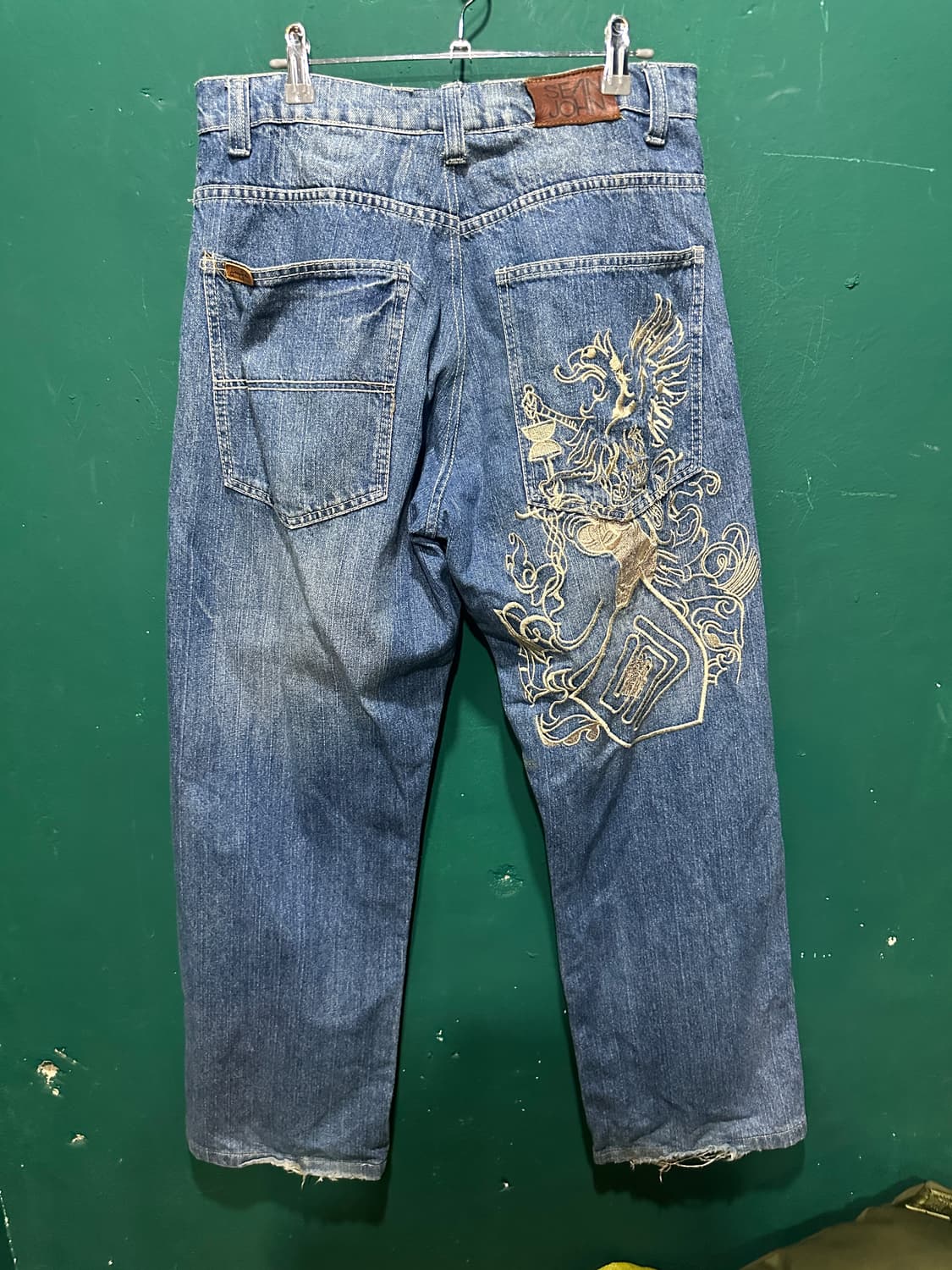 센존 자수디테일 데님팬츠 32 상품이미지1