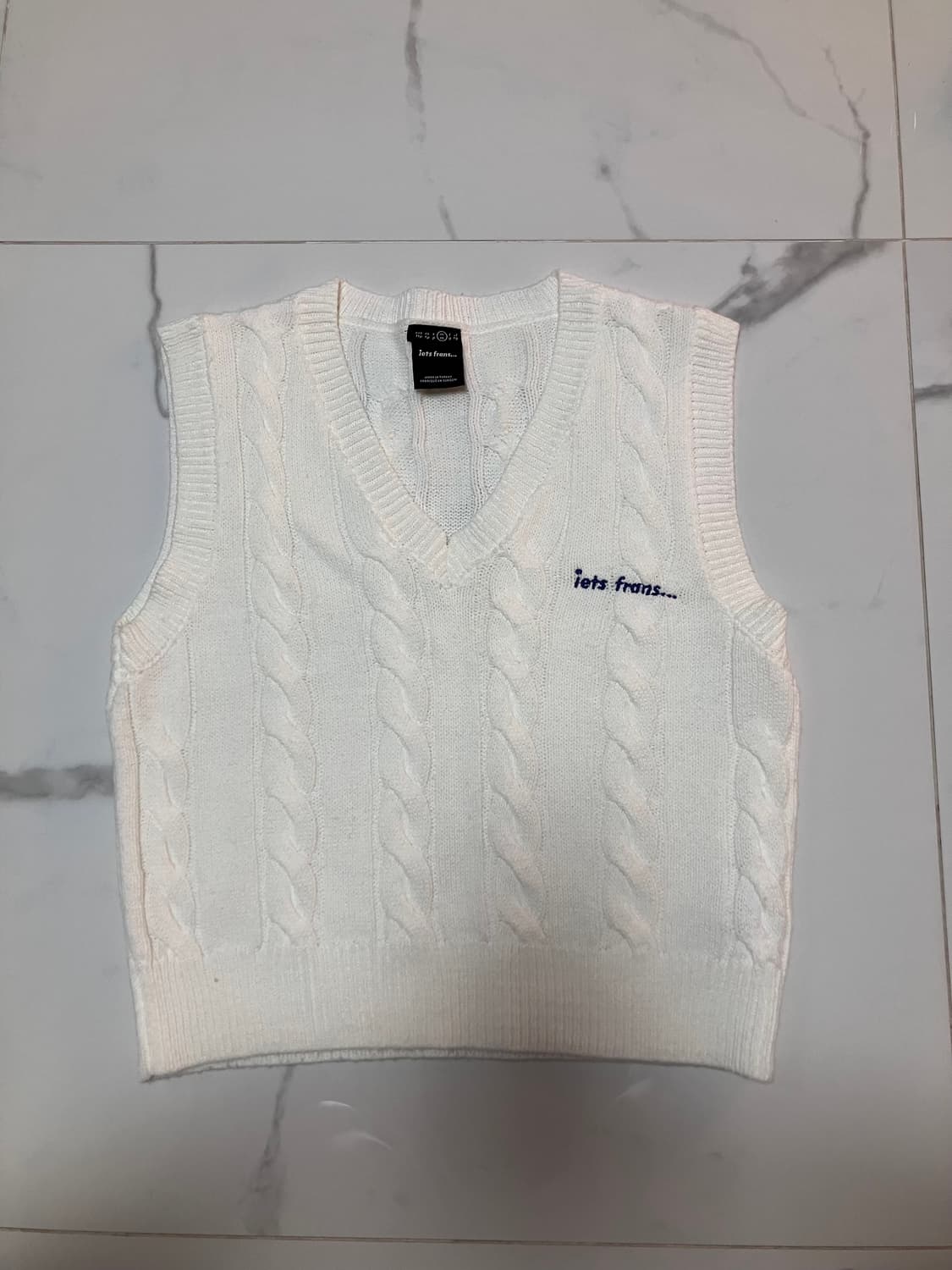 얼반아웃피터스 iets frans 니트 베스트 케이블 조끼 상품이미지2