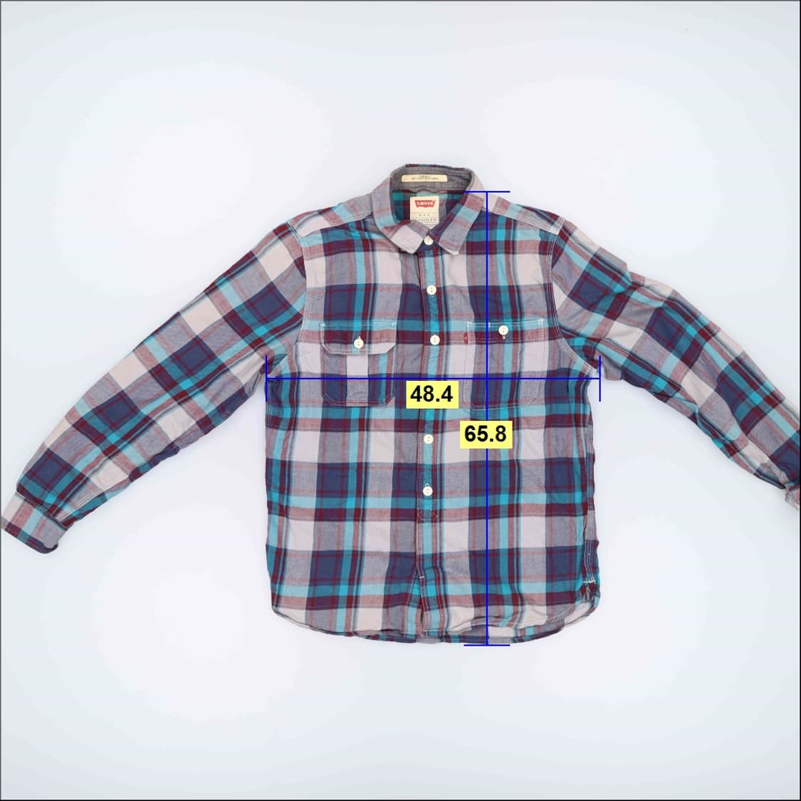 SP 리바이스 여성 체크 셔츠 0123H1 상품이미지6