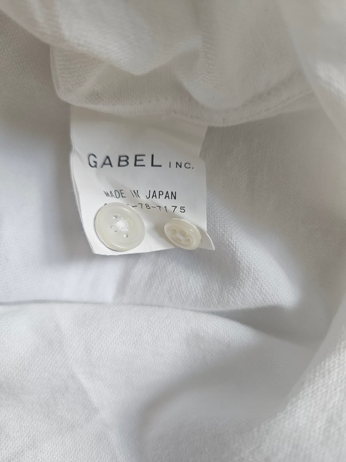 trad.jp by gabel 일본빈티지 하프버튼 반팔셔츠 상품이미지4