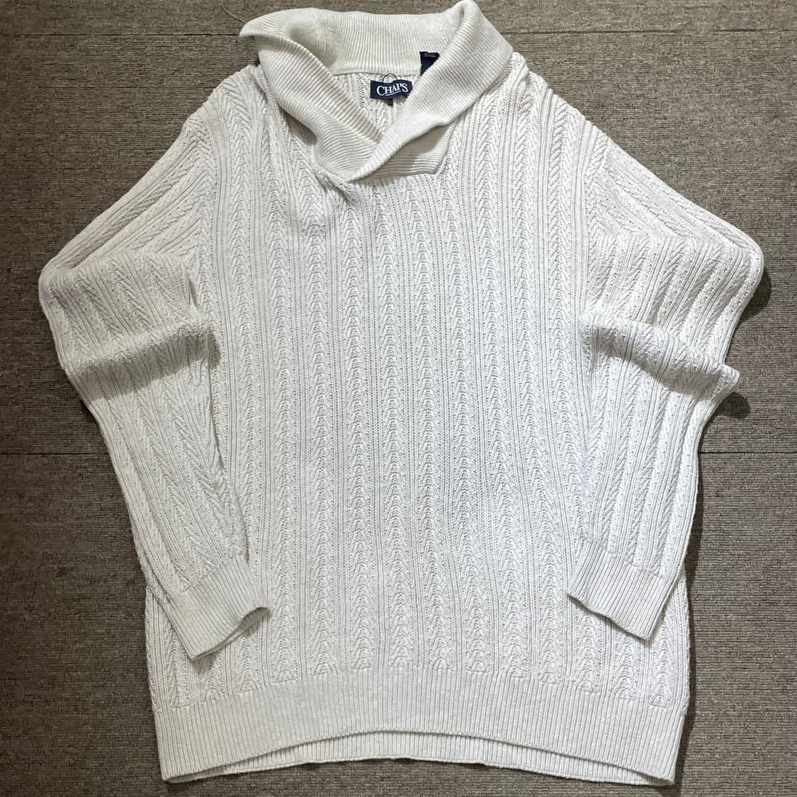 (L) CHAPS 챕스 카라 니트 상품이미지4