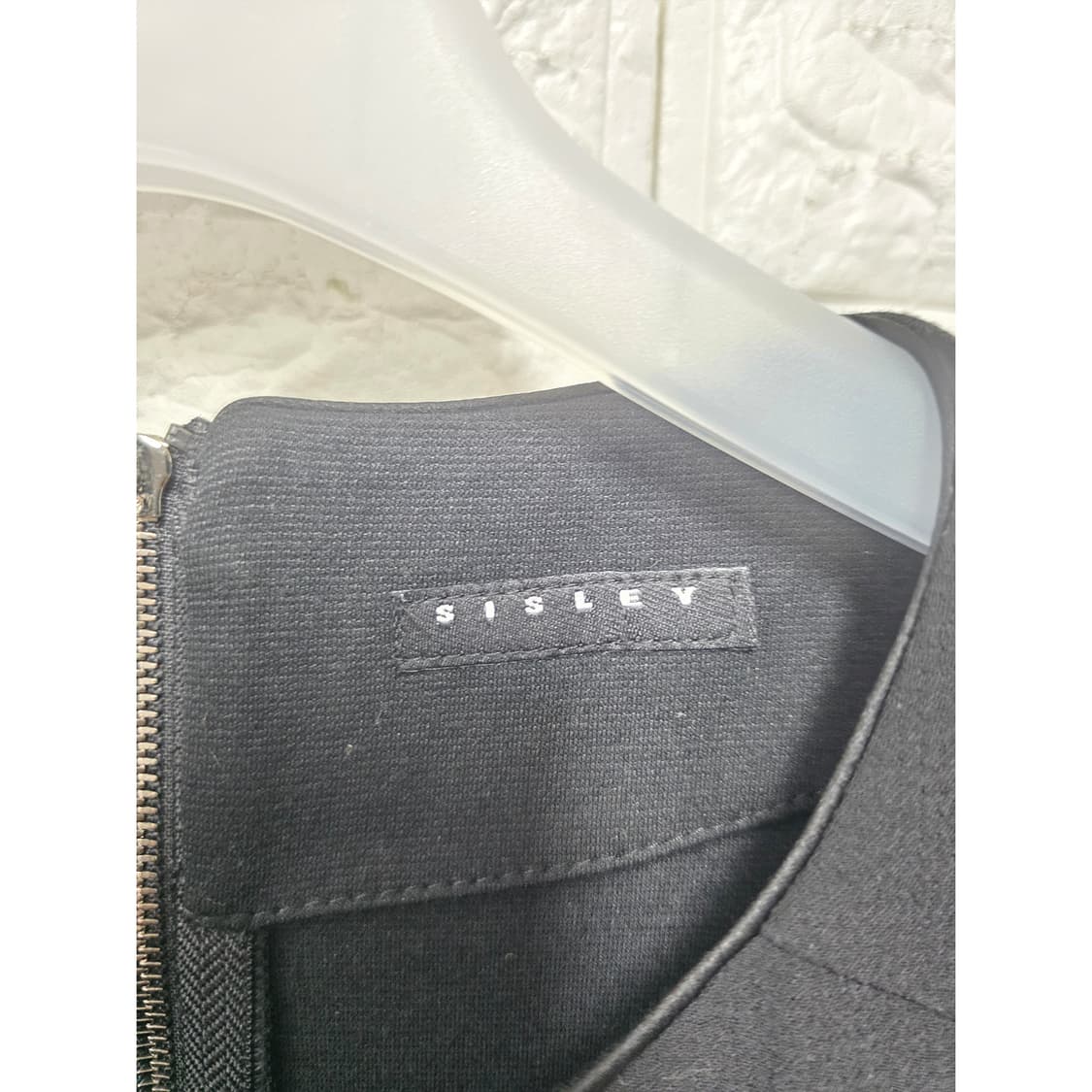 시슬리 블랙 퍼즐 장식 원피스 M 상품이미지2