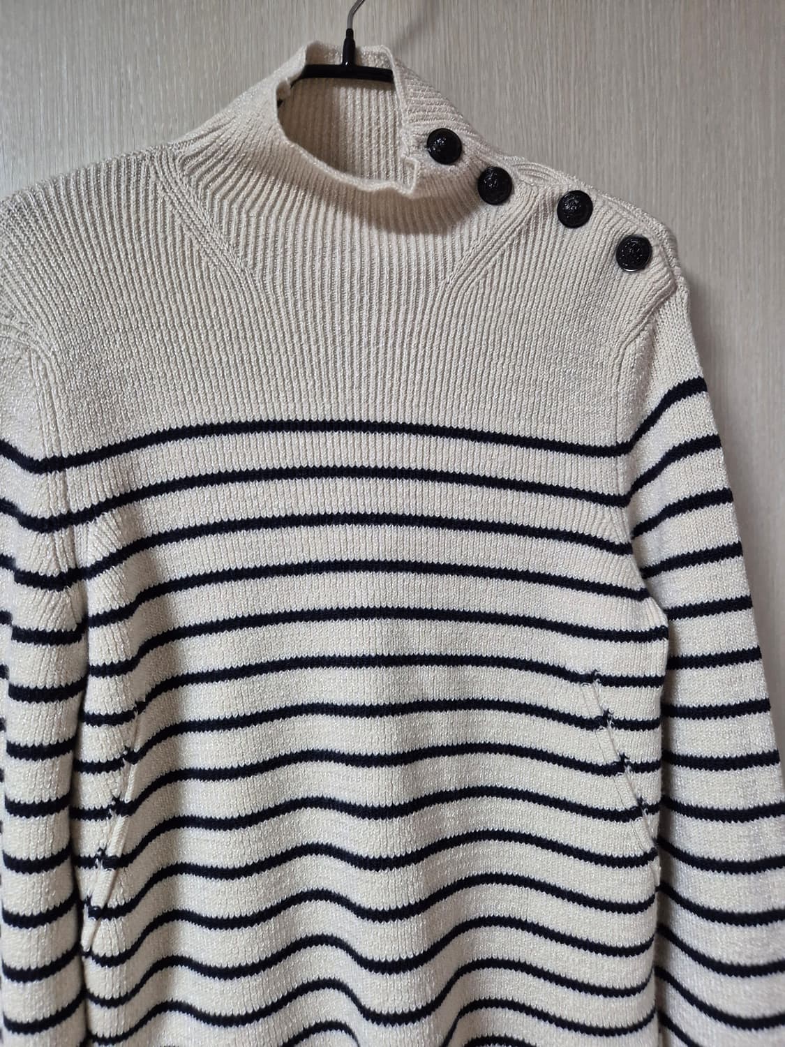 (정품) 쟈딕앤볼테르 니트 스웨터 하이넥 스프라이트 상품이미지4