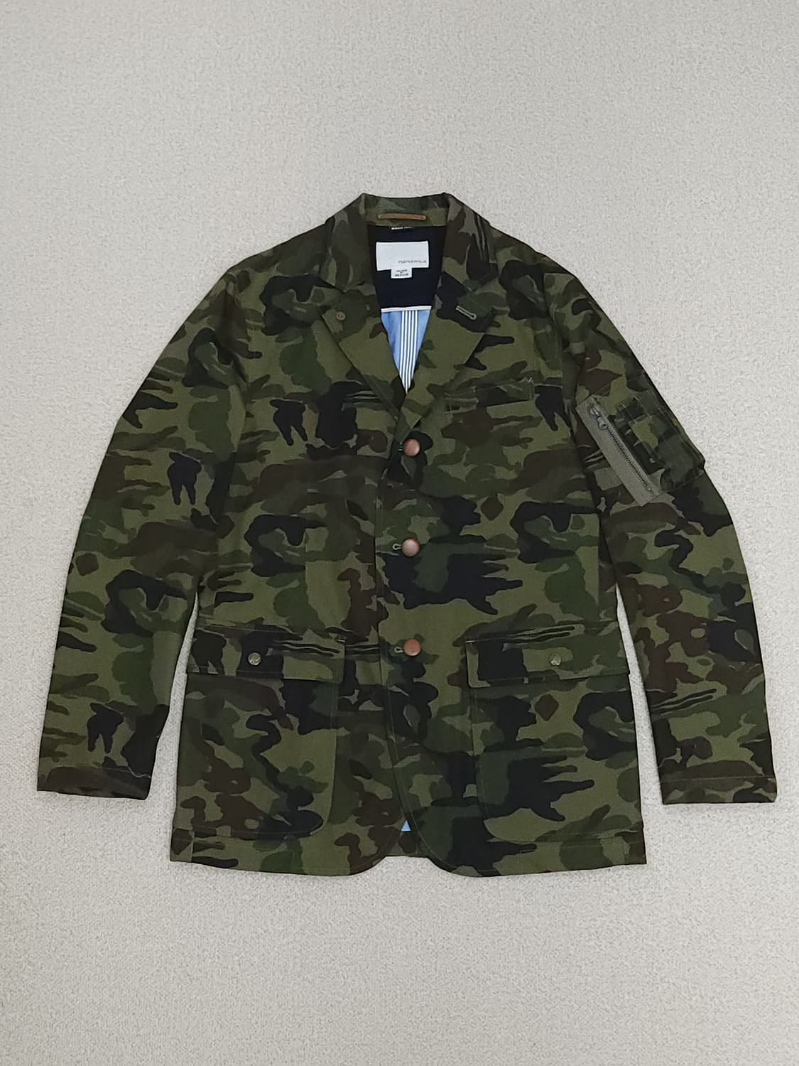 (M)NANAMICA 카모플라쥬 밀리터리 필드 자켓 상품이미지1