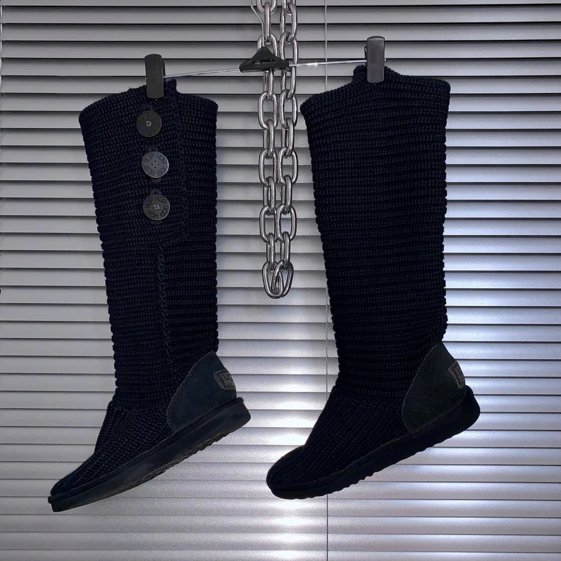 2000s Y2K 니트 카디 어그 부츠 상품이미지3