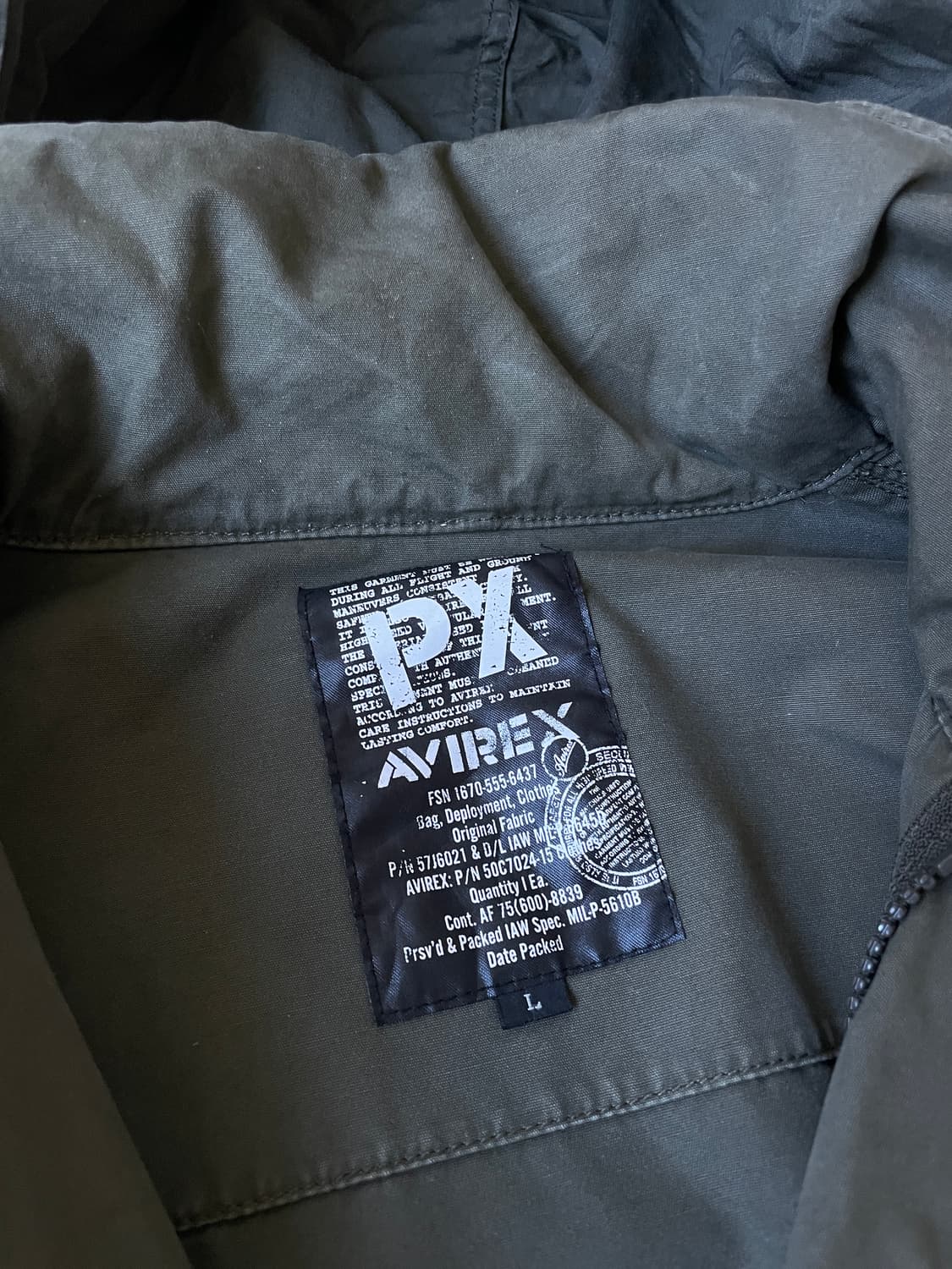 avirex 아비렉스 밀리터리 코튼 야상 자켓 상품이미지6