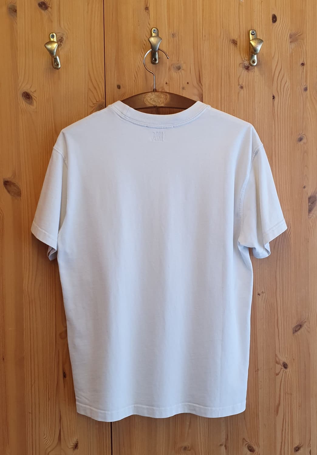 90/66.아미 화이트 반팔티(공용)  상품이미지2