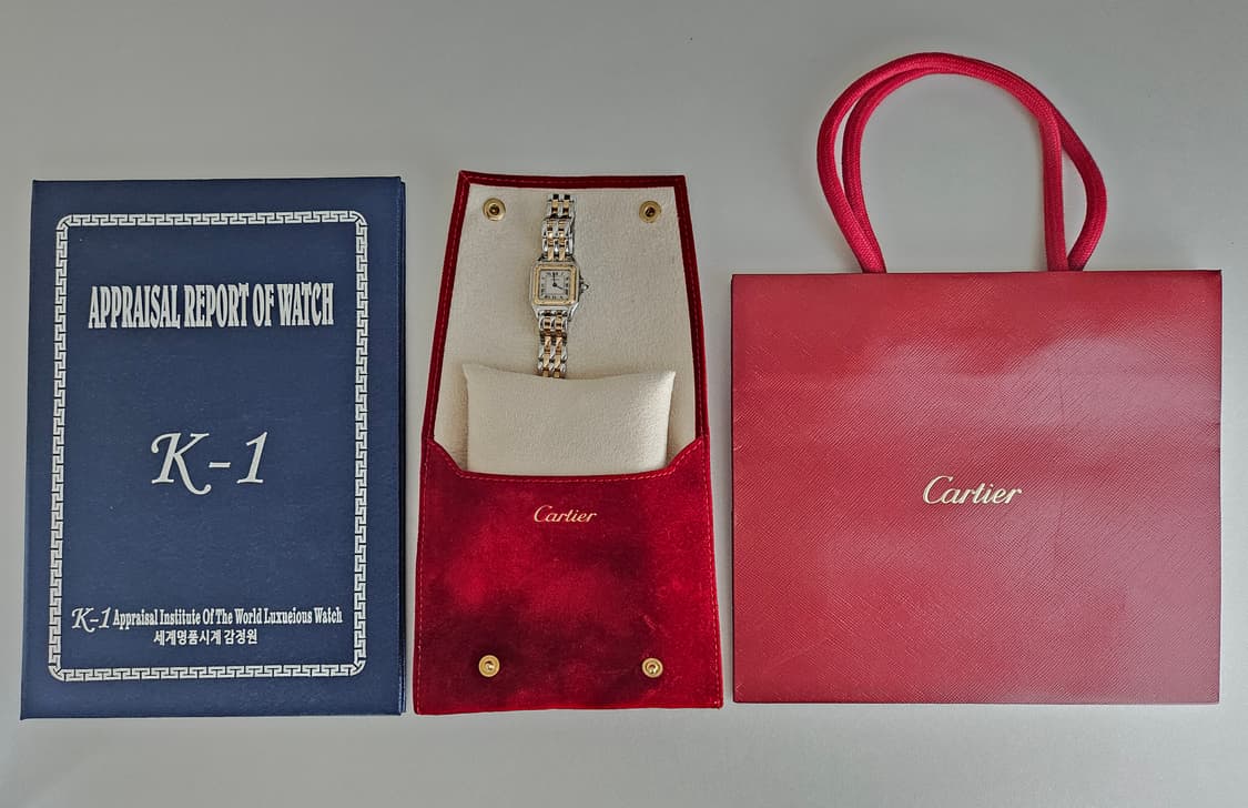 까르띠에 팬더 스몰 18k콤비 상품이미지8