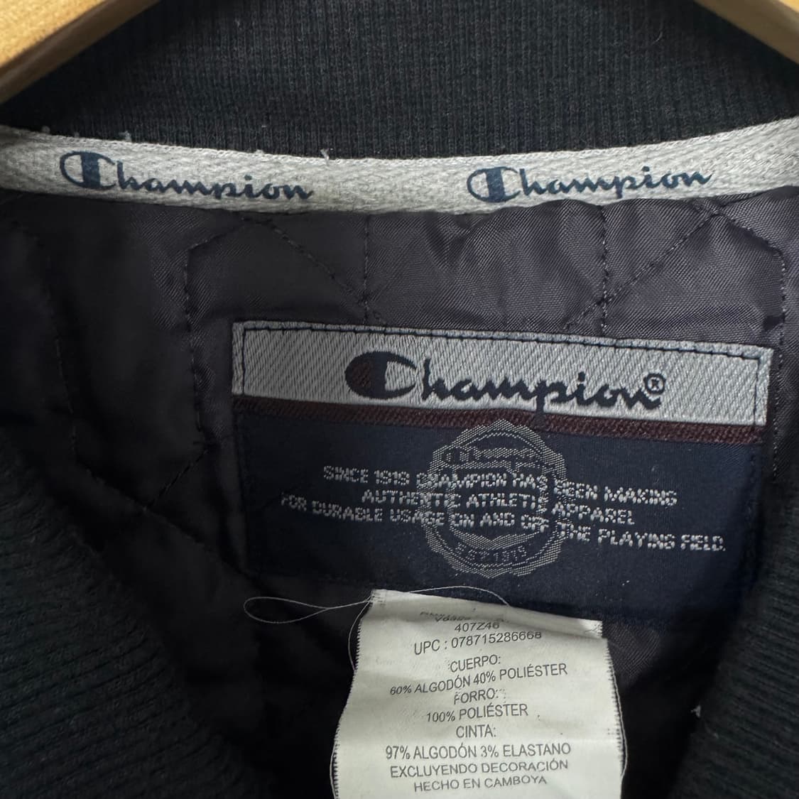 챔피온 빅로고 바시티 자켓 상품이미지4